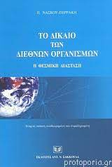ΤΟ ΔΙΚΑΙΟ ΤΩΝ ΔΙΕΘΝΩΝ ΟΡΓΑΝΙΣΜΩΝ